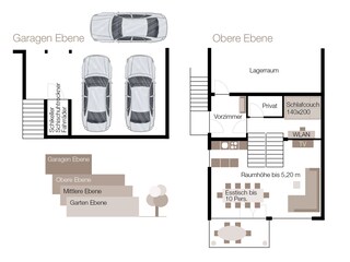 Casa per le vacanze Fügen Pianta del piano 39