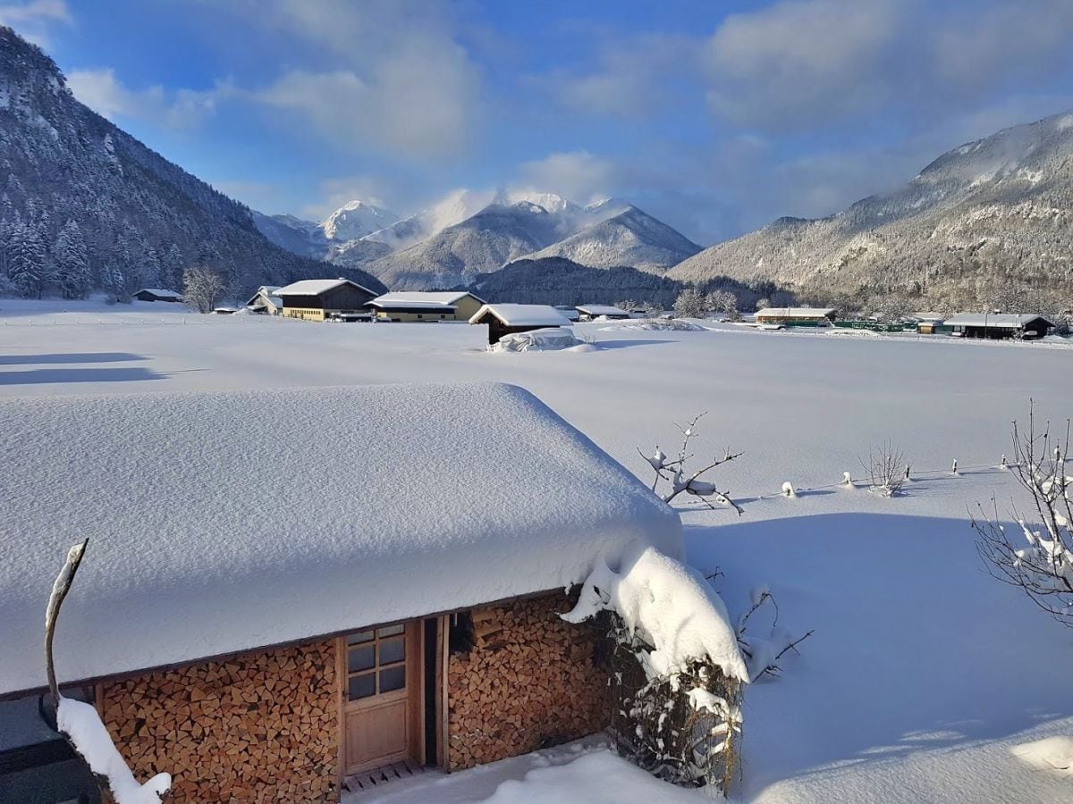 Casa Shania im Winter- Aussicht von den Balkonen