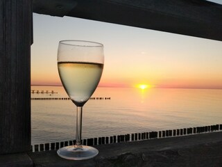 Sundowner an der Seebrücke