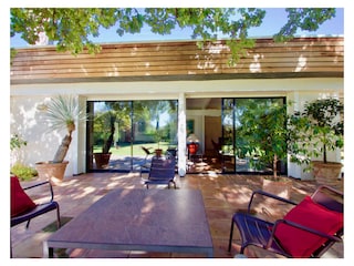 nice terrace in front of the villa