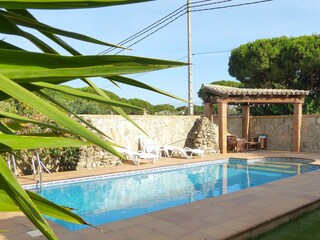 with Pool 8 x 4 m, outdoor shower and ...