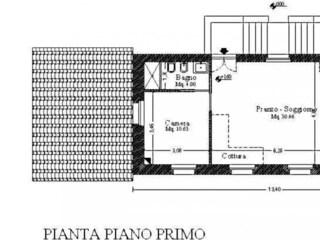 Appartamento Monte San Savino Pianta del piano 35