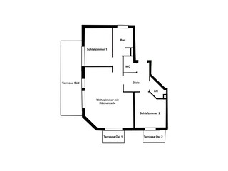 Appartamento per vacanze Leogang Pianta del piano 36