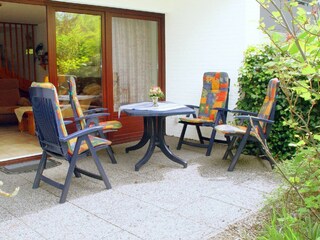 Terrasse - St Peter Ording Dorf, Ferienhaus Groener Weg 9, Hausteil 3 "Hartmann"