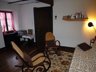 Wohnzimmer mit Leseecke