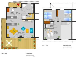 Casa de vacaciones Nordhorn Plano de planta 32