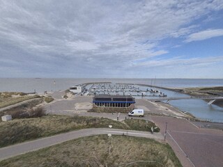 Blick auf dem Jagthafen