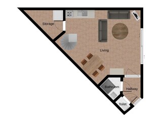 Appartamento per vacanze Nieuwvliet Pianta del piano 21