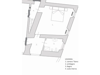 Appartamento per vacanze Robella Pianta del piano 33