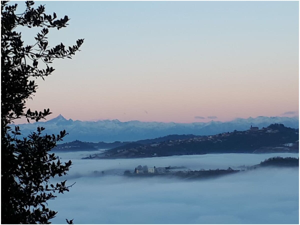 Landschaft mit Nebel