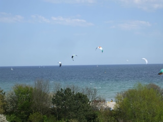 Kitesurfer in Hohwacht an der Ostsee