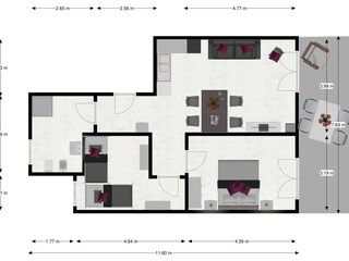 Appartement de vacances Tignale Plan d'étage 36