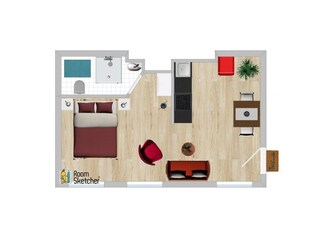 Apartamento de vacaciones Potsdam Plano de planta 12