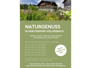 Naturgenuss im Kräuterdorf Hollersbach