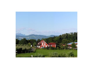 Panoramablick vom Balkon