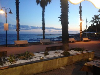 San Lorenzo al Mare Restaurantausblick