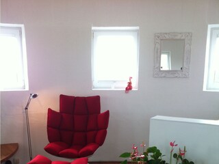 Sitzecke im 2. Schlafzimmer