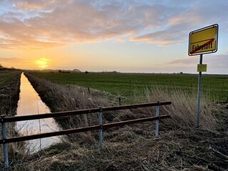 Das Haus liegt direkt am Nationalpark Wattenmeer