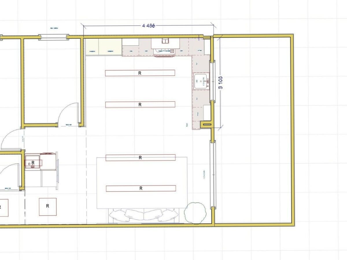 Wohnungsplan nach Umbau