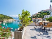 Ferienwohnung am Strand mit Meerblick