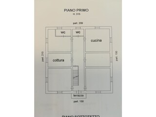 Casa per le vacanze Castellina Marittima Pianta del piano 39