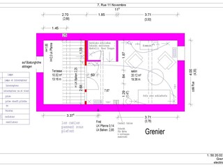 Casa per le vacanze Sérignan Pianta del piano 42