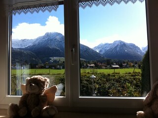 Ausblick vom Schlafzimmer