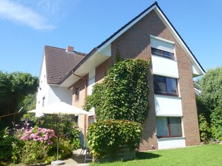 Hausansicht vom Garten
