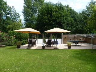 Terrasse im Garten