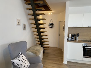Treppe zum 2. Schlafzimmer