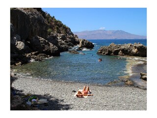 the beach