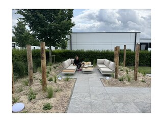 Neu gestalteter Garten