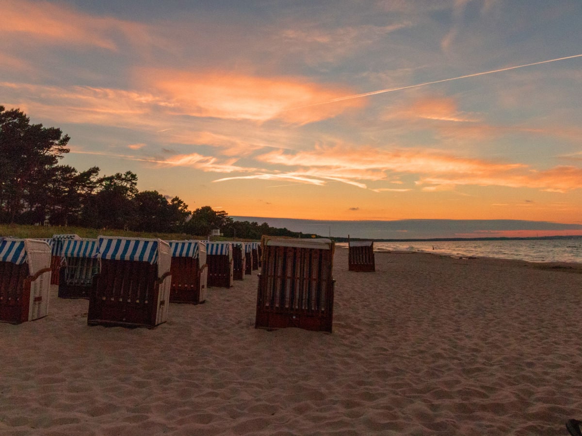 Abenddämmerung am Strand von Binz