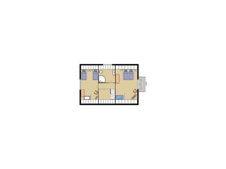 Villa De Cocksdorp Pianta del piano 22