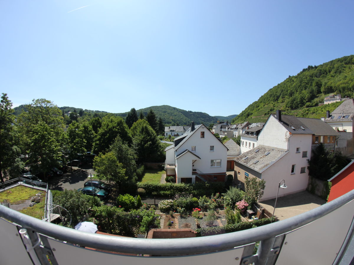 Blick vom Balkon