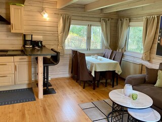 Blick auf den Essbereich