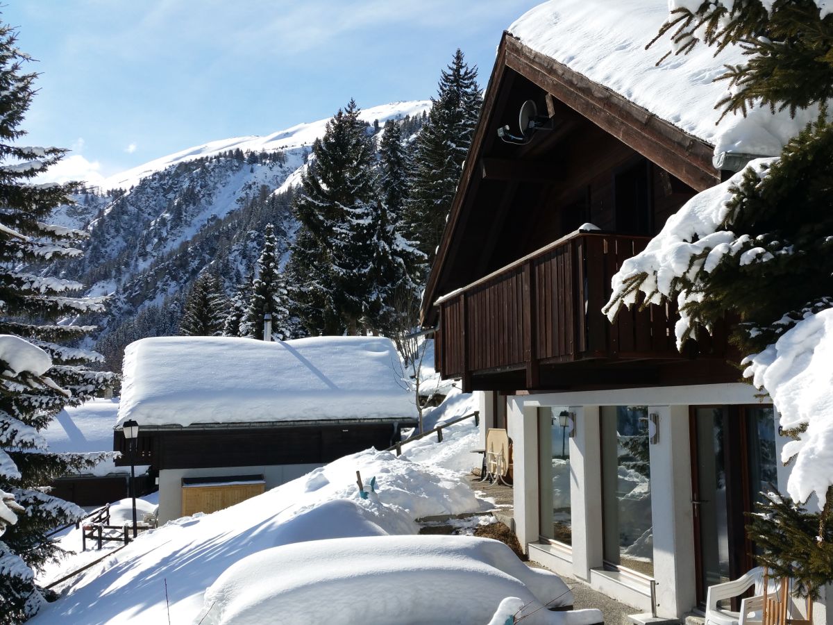 Unser Chalet im Winter