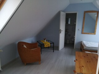 Schlafzimmer im Dachgeschoss