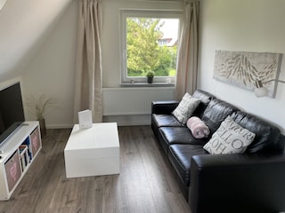 entspannen in der Ledercouch