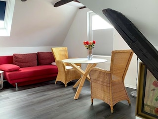 Fw SCHÖNE AUSSICHT: Lounge mit ausziehbarer Schlafcouch