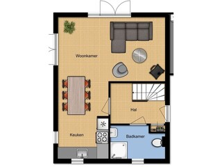 Casa per le vacanze Burgh-Haamstede Pianta del piano 26