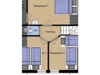 Casa per le vacanze Burgh-Haamstede Pianta del piano 27