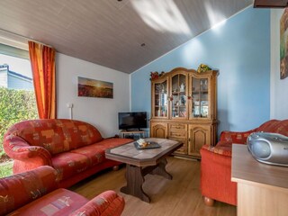 Das helle Wohnzimmer