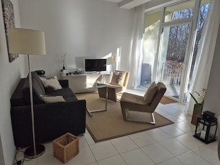 Wohnbereich mit Schlafsofa