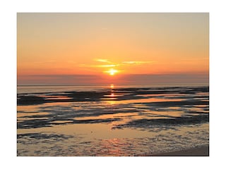 Sonnenuntergang an der Leybucht bei Greetsiel