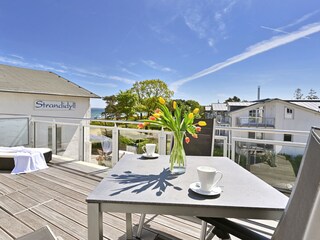 Dachterrasse mit Ostseeblick