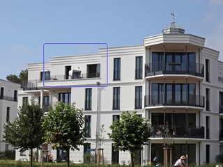 Penthousewohnung  WE 18, Villa Düne