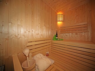 wohnungseigene kleine Sauna
