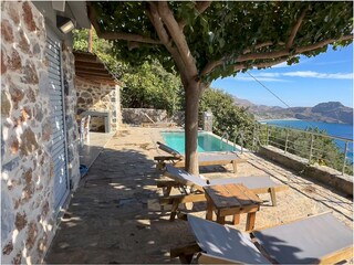 Maison de vacances Plakias Enregistrement extérieur 1