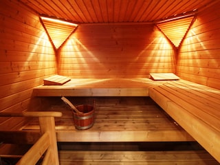 Finnische Sauna im Haus